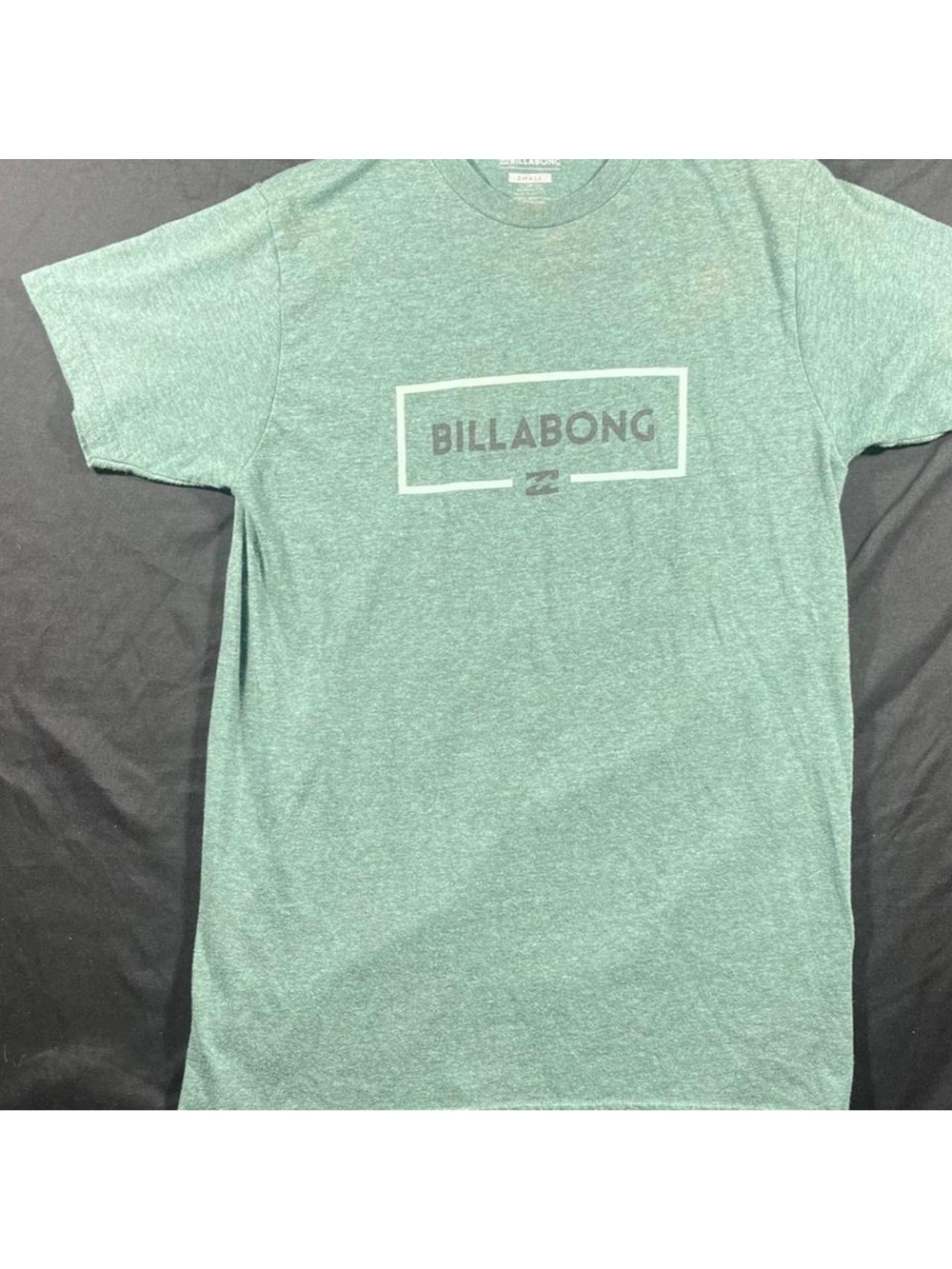 Billabong Heather Green Box Logo T-Shirt